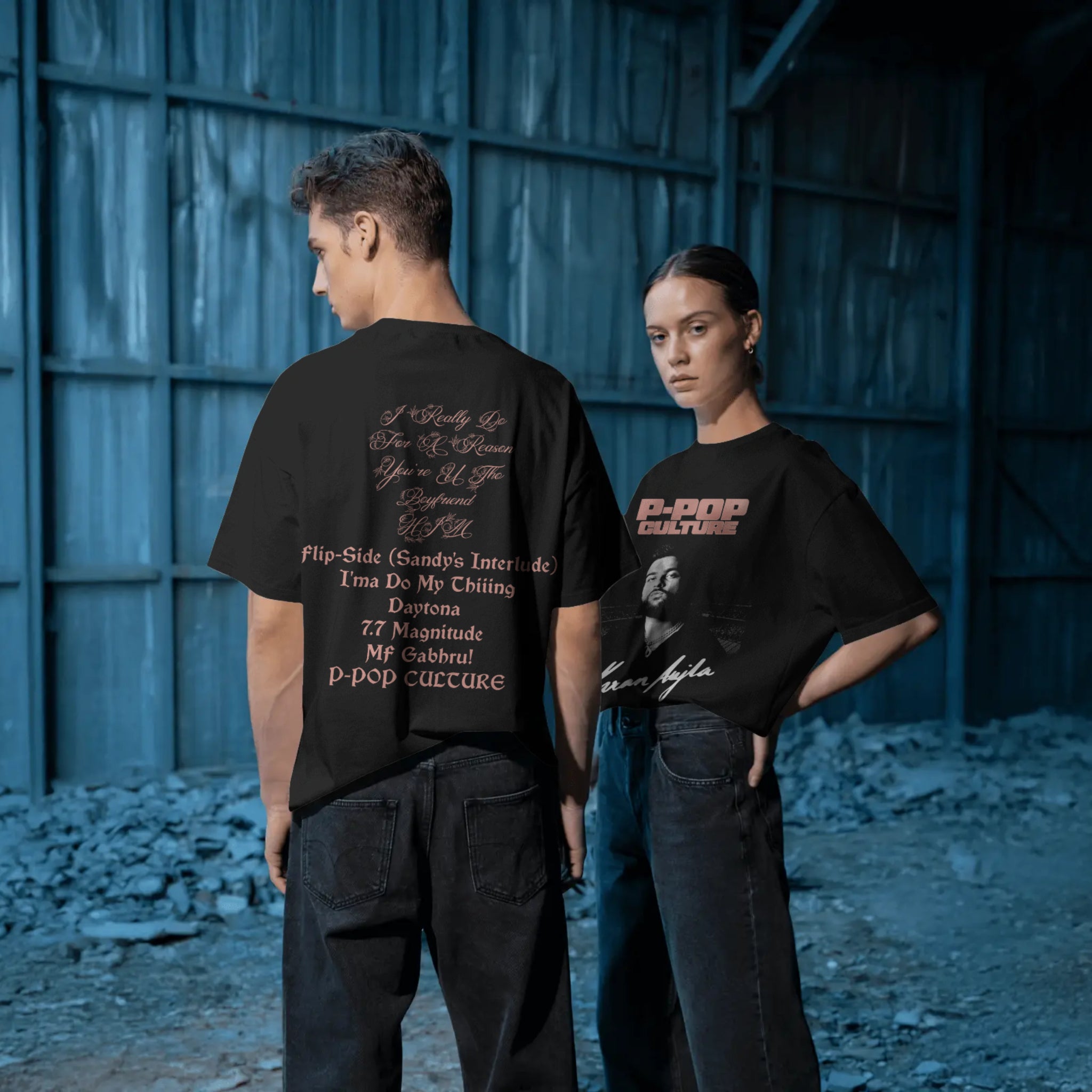 P-POP Culture Signature T-Shirt