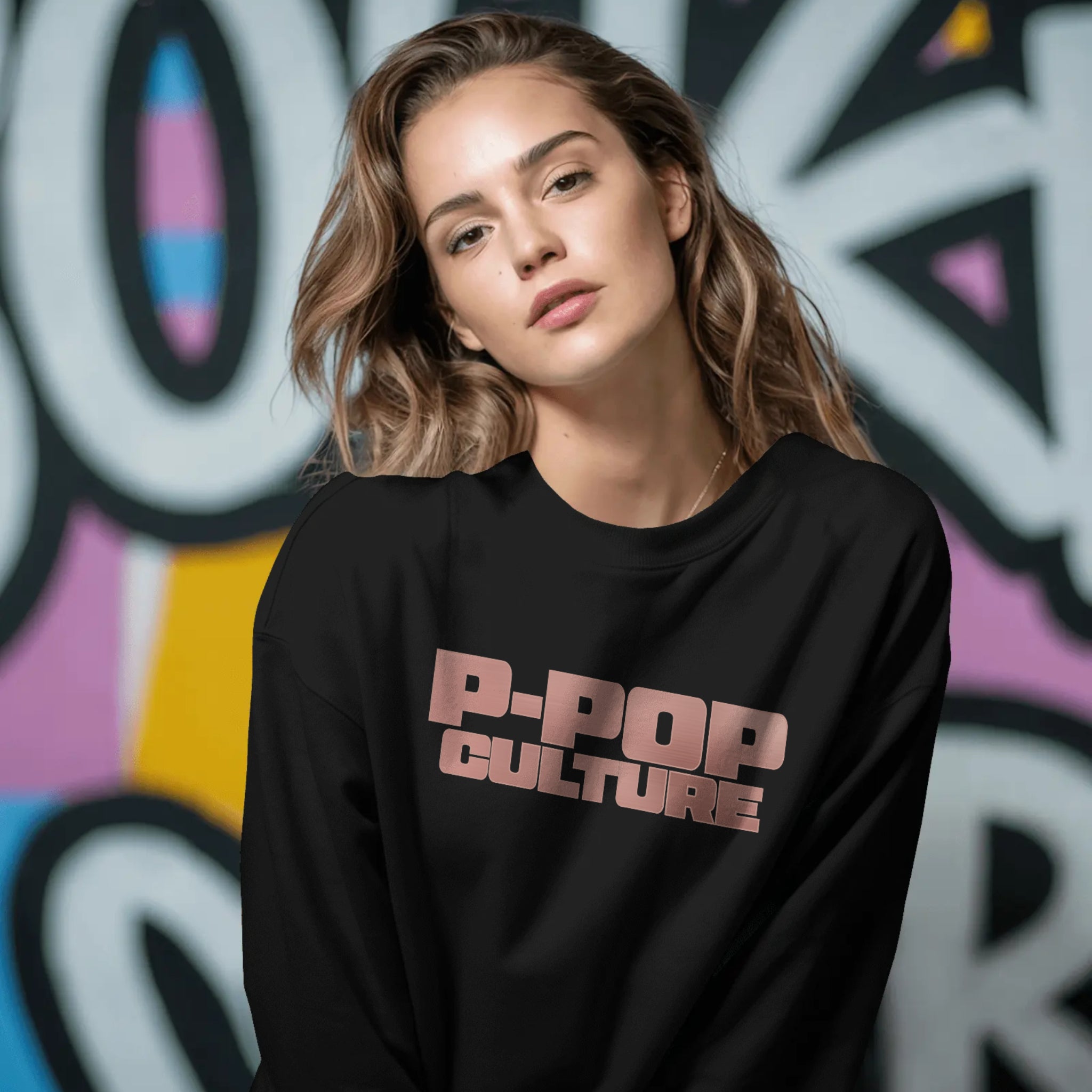 P-POP Culture Signature Sweatshirt