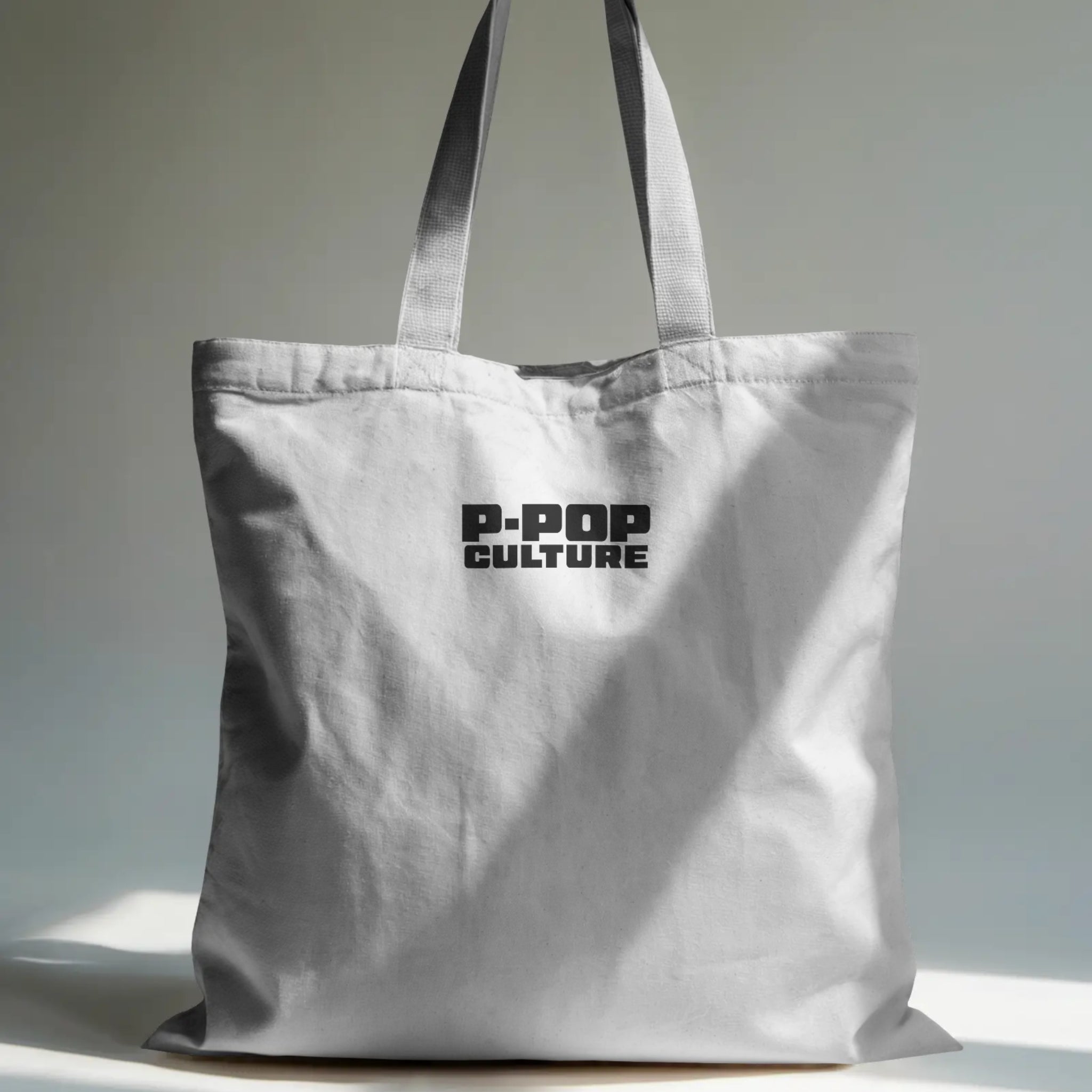 P-POP Culture Embroidered Tote Bag