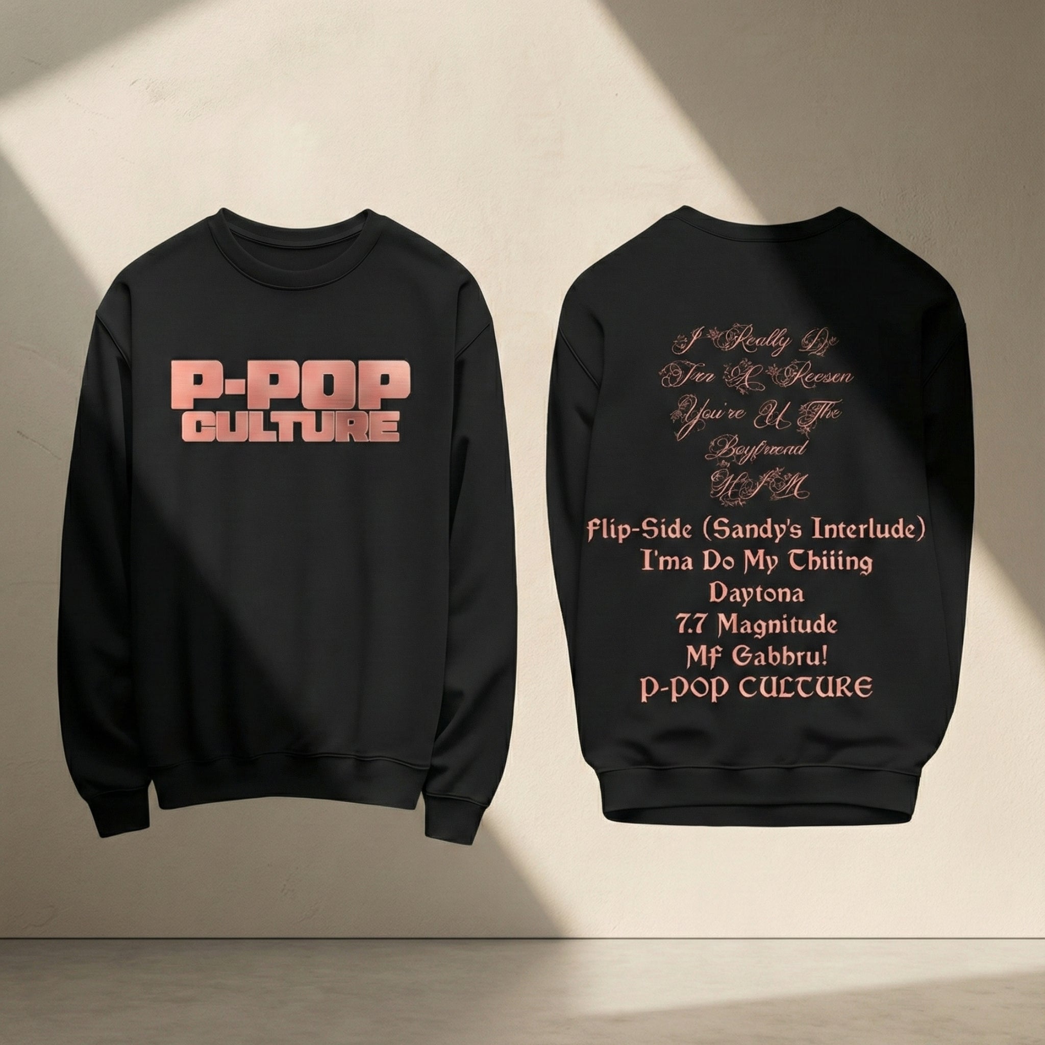 P-POP Culture Signature Sweatshirt