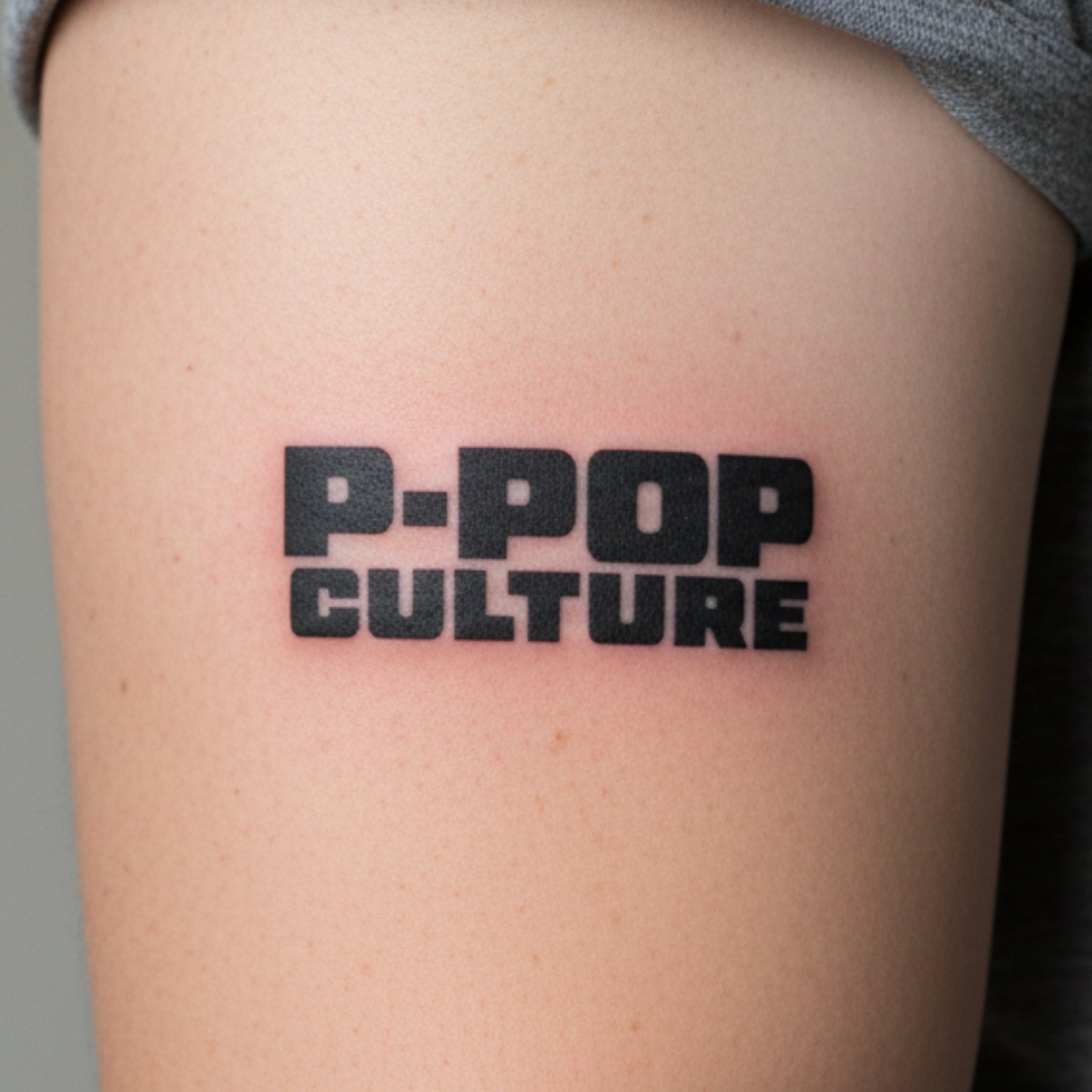 P-POP Culture Temporary Tattoo