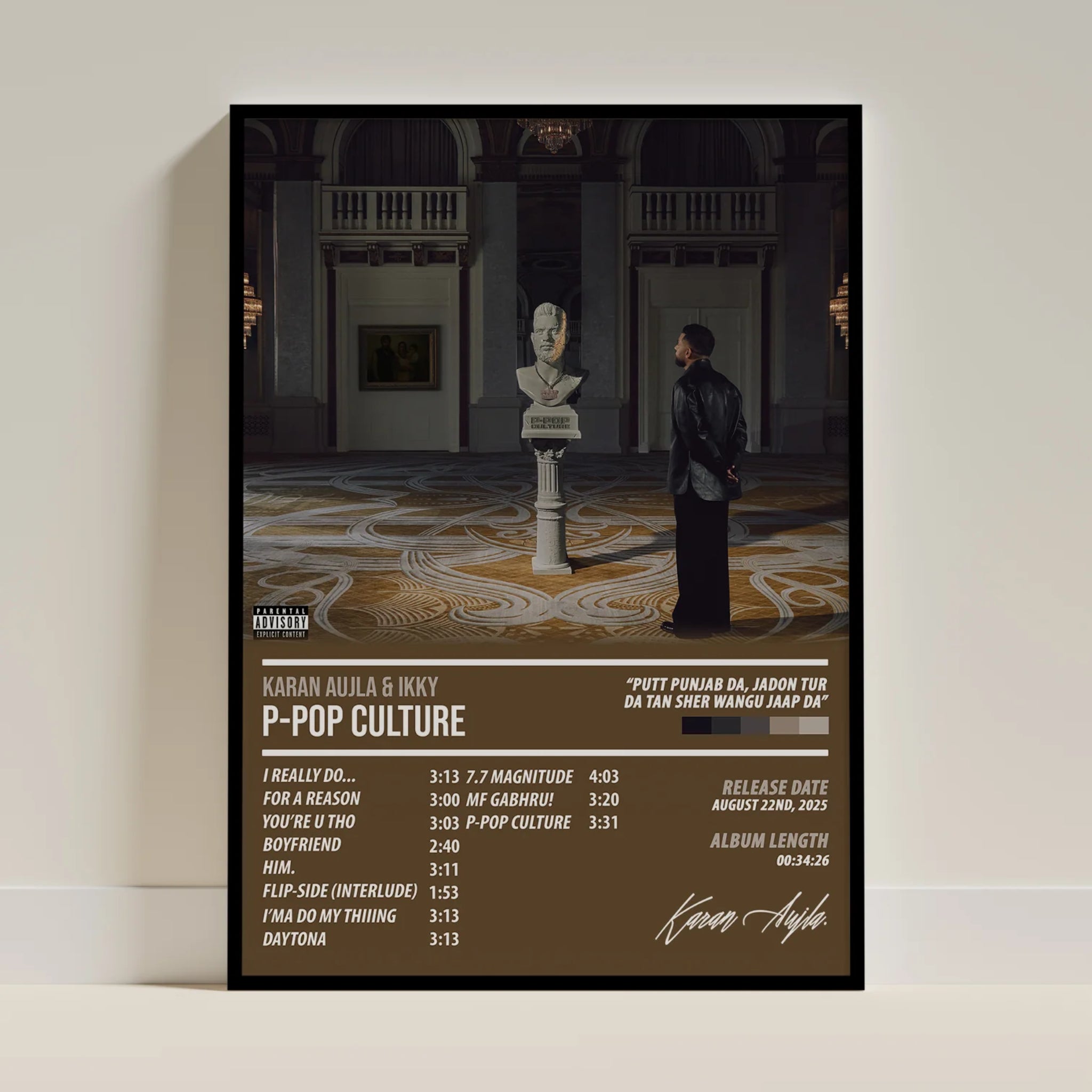 P-POP Culture A3 Poster
